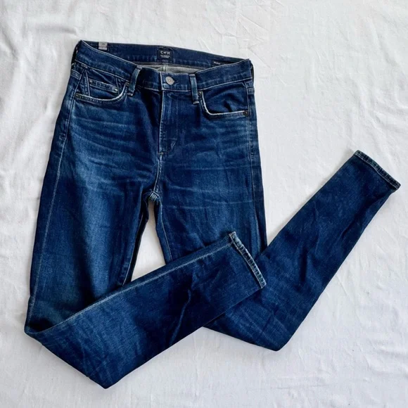 US 0/25 - THREE PACK of Premium Women’s High Rise Skinny Denim Jeans - Picture 2 of 15